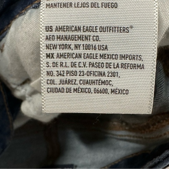 AEO Next Level Stretch Hi-Rise Jegging Distressed Shredded Jeggings Size 2 Long - Picture 7 of 8